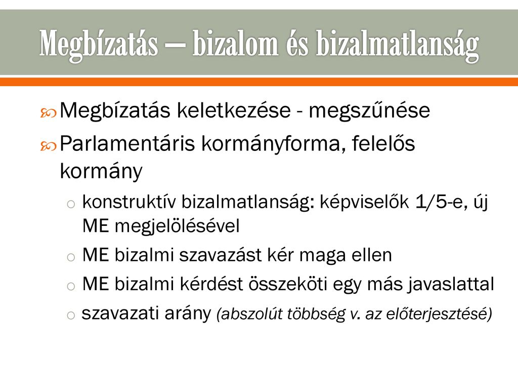 A magyar kormányzati rendszer ppt letölteni